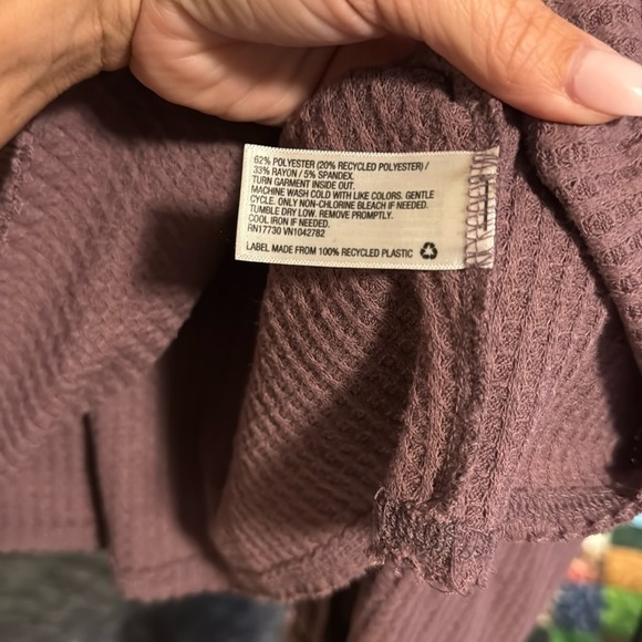 Wild Fable Purple Cowl Neck Sweater Soft Knit Relaxed Fit - Picture 4 of 5